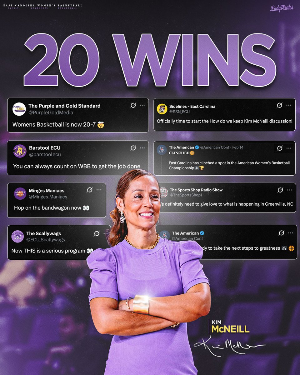 East Carolina Women’s Basketball tweet media