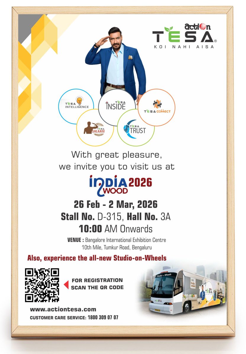 Action TESA India tweet media