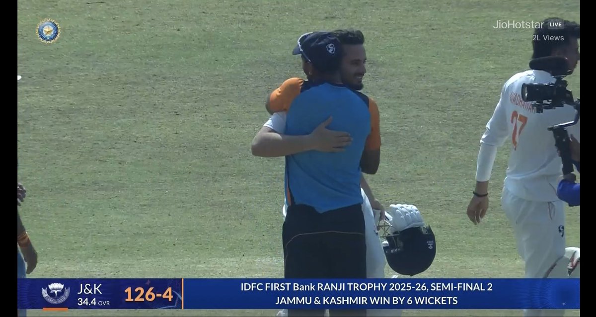 IrfanPathan's tweet image. History created! J&amp;amp;K reach their first-ever Ranji Trophy final 
So proud to see these boys take J&amp;amp;K cricket to new heights.
You beauty, @ABDULSAMAD___1 what a knock! 👏