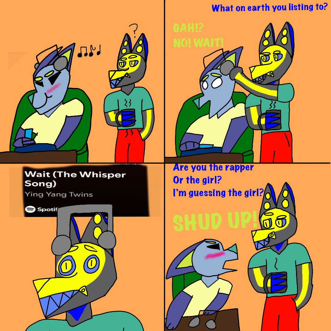 MossUndead's tweet photo. How you doin little fishy.
#ampwave #manokit #comic #gay #furryart https://t.co/pRnjB0JK67