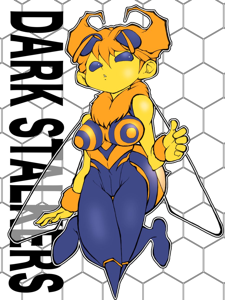 tombo_ura's tweet image. 突然Q-Beeまつり🏮👘✨
#QueenBee  #Darkstalkers