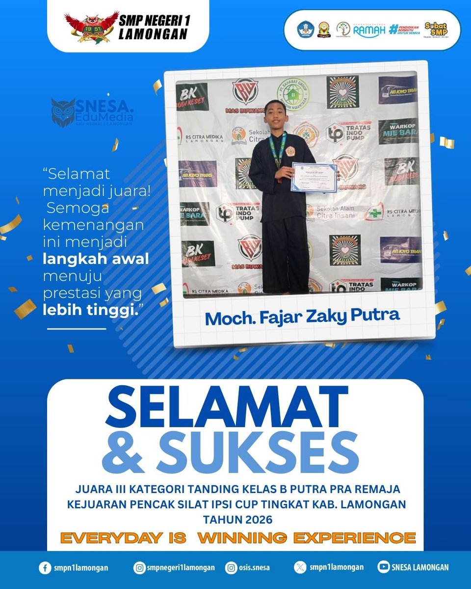 smpn1lamongan's tweet image. #lamongan #ipsi #smpnegeri1lamongan #everydayiswinningexperince