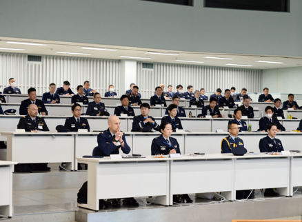 jasdf_meguro's tweet photo. The 25th #InternationalSeminar has kicked off at the #JASDF #CommandandStaffCollege ! Japanese students and 31 participants from NATO and 23 countries around the world will strengthen friendships and mutual understanding through discussions and cultural programs! https://t.co/F17KSWXgDV