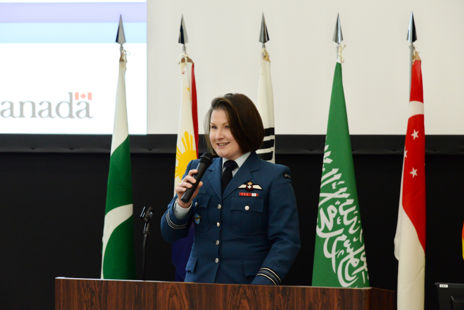 jasdf_meguro's tweet photo. The 25th #InternationalSeminar has kicked off at the #JASDF #CommandandStaffCollege ! Japanese students and 31 participants from NATO and 23 countries around the world will strengthen friendships and mutual understanding through discussions and cultural programs! https://t.co/F17KSWXgDV