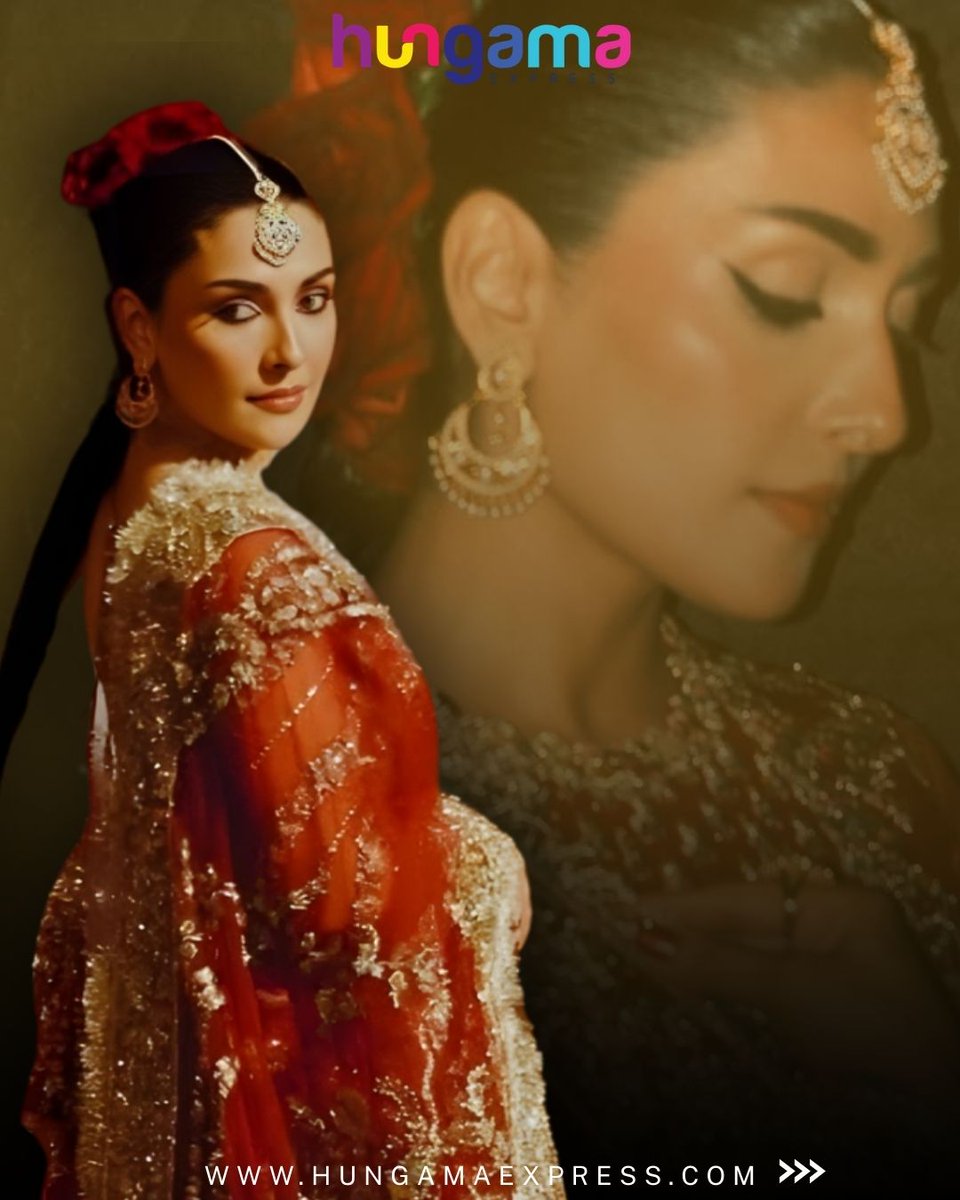 HungamaExpress's tweet photo. Ayeza Khan shares behind-the-scenes moments from her stunning red Hussain Rehar look, and the glam is absolutely unreal.
#AyezaKhan #pakistan #BTS #HussainRehar #RedLook #PakistaniFashion #CelebrityStyle #trendingnow #FYP #hungamaexpress https://t.co/qvgCkY2a49