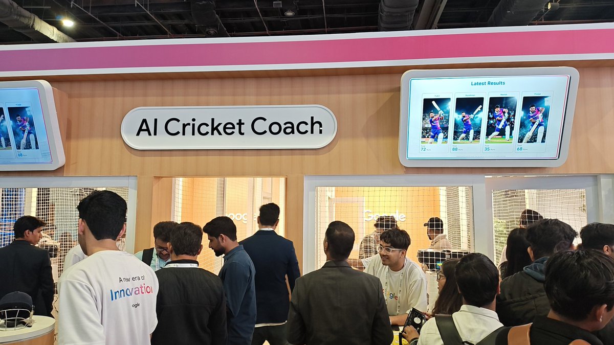chetansk's tweet photo. Nothing can beat cricket in India #AIImpactSummit #IndiaAIImpactSummit2026 https://t.co/Ul0Qc7tOoB
