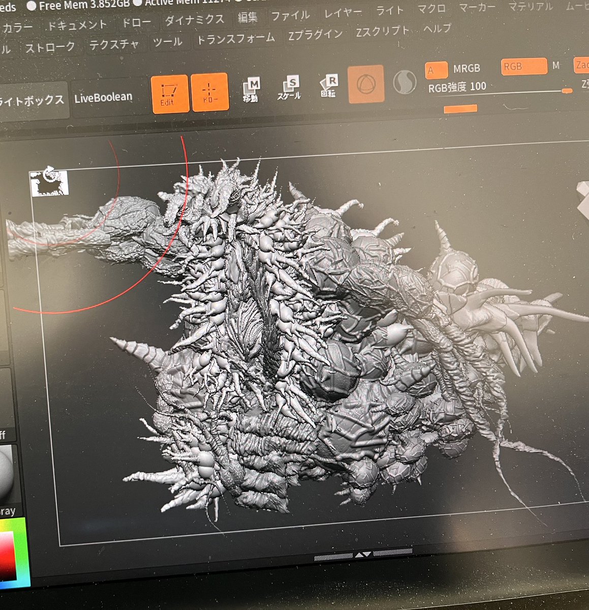 史上最高のグロいビーストができてしまった…。スペースビースト祭りになりそうです！