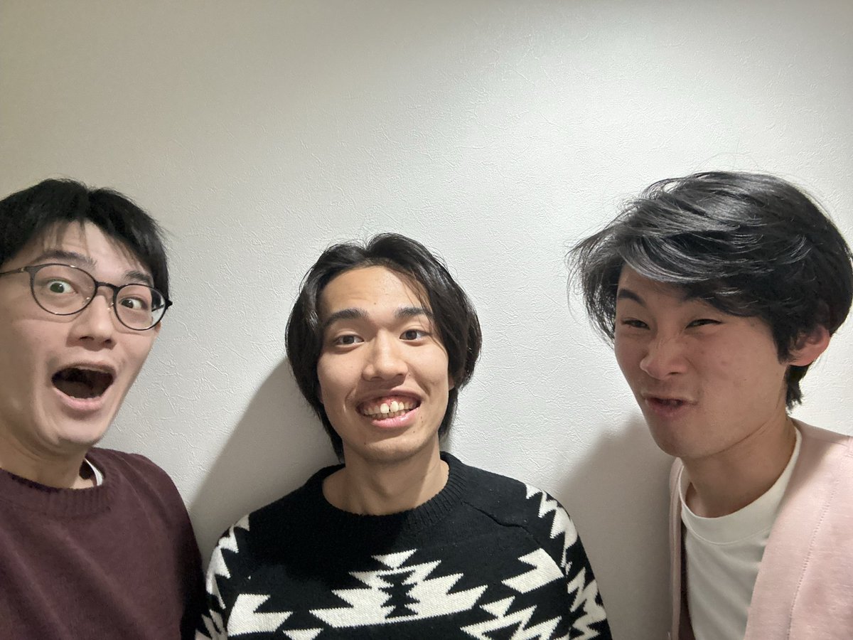 本日よりのっとモテおは3人体制になります！
新たなスタートとしてこれからも頑張りますので応援よろしくお願いします！
#ラジオ　#のっとモテお　#声優　#3人組