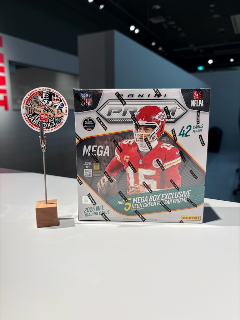 MINTLABTOKYO1's tweet image. 【新商品入荷情報②】 
NFL 2025 PANINI PRIZM MEGA BOX
入荷いたしました🙌
本日19:00までの営業となっております。
皆様のご来店お待ちしております。
#MINTLABTOKYO #EVERYBODYNEEDSAHOBBY