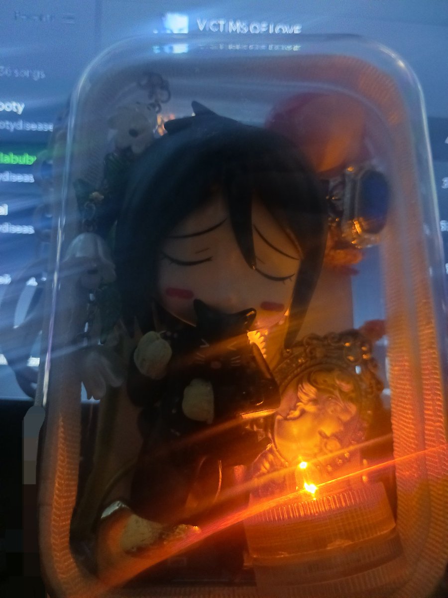 shes in her enclosure