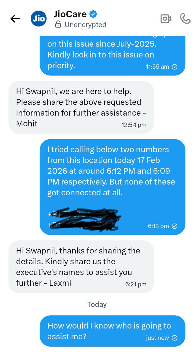 swapnilurd's tweet photo. @JioCare https://t.co/qp5iMzqFhJ