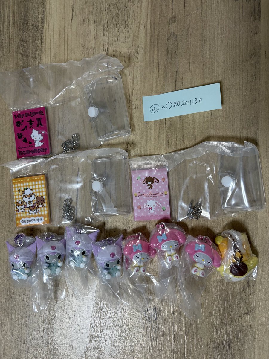 ガチャ　交換　サンリオ

求　
GRWM マスコットチャーム　ウサハナ　キティ
プロフィール帳　ウサハナ
なかよしドロップチャーム　ハローキティ

譲
GRWM クロミ　マイメロディ　ポムポムプリン
プロフィール帳　チャーミーキティ　コロコロクリリン　シュガーバニーズ

郵送交換希望です🙇🏻‍♀️