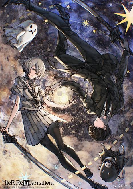 kazamaraita's tweet image. 『NieR Re[in]carnation』５周年おめでとうございます！！私も微力ながら、この素敵な作品の一部を描かせて頂きまして光栄です！✨

#リィンカネ5thAnniversary