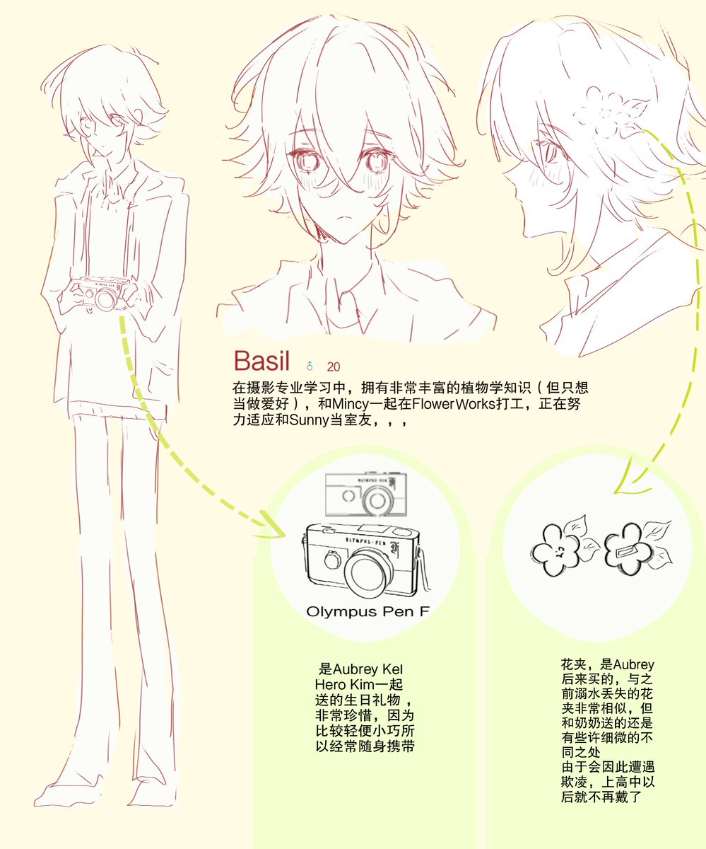 sunkissed里的Basil，以及一点点私心添加设定