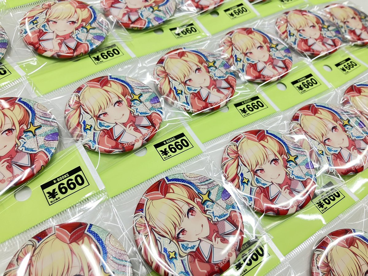 入荷情報】 プロジェクトセカイ プロセカ グリッター缶バッジ 天馬咲