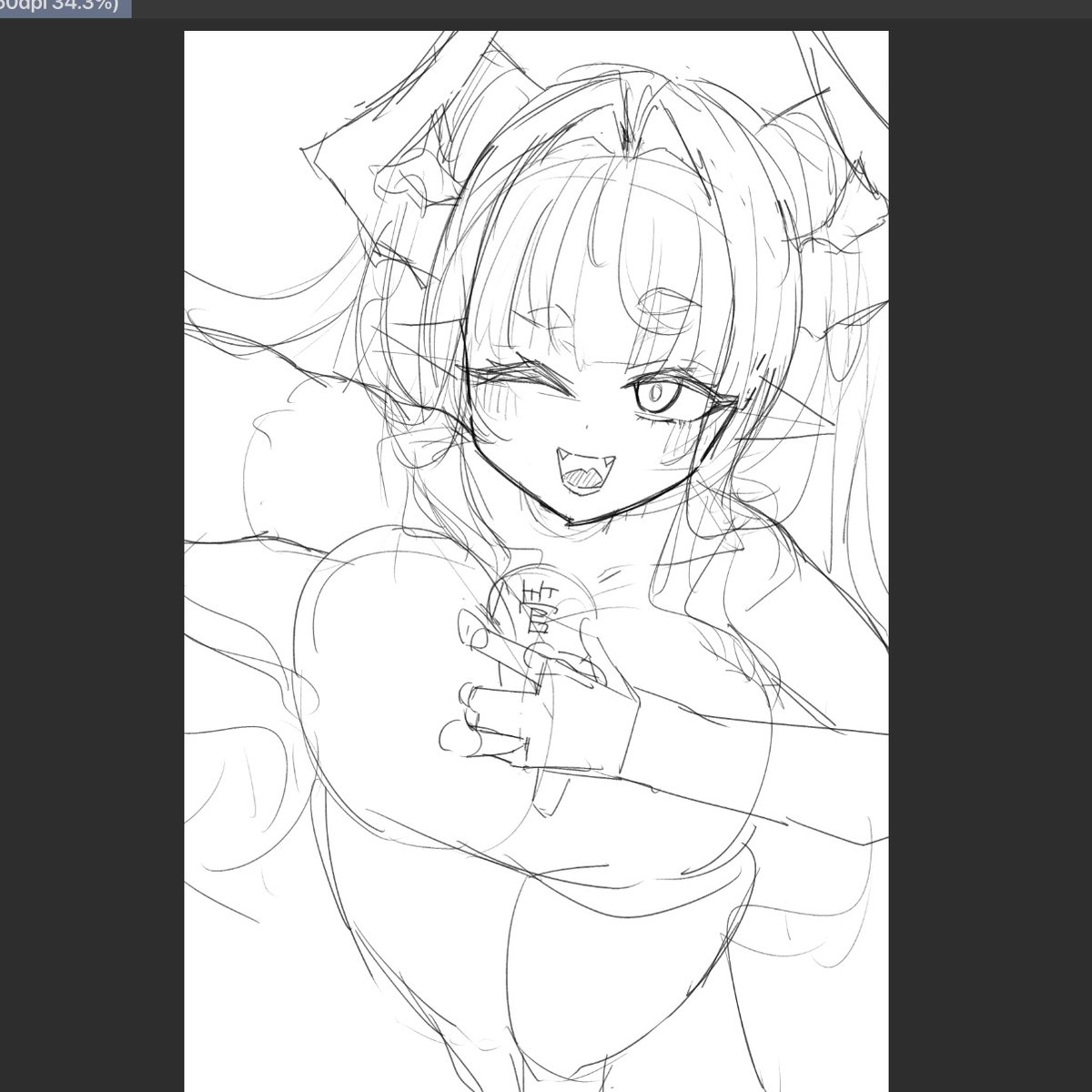 ちょっとだけ描いてます!!!!! 