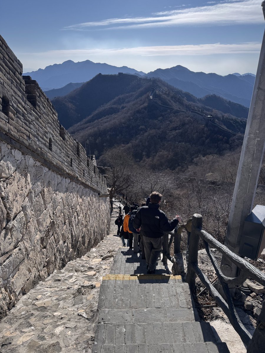 2026 北京への旅] ✓万里の長城 慕田峪長城 ケーブルカーで下界に降り