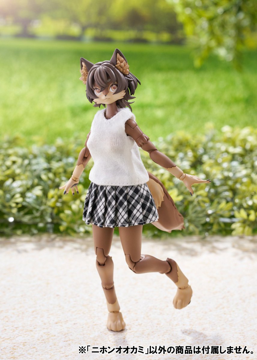 【コトブキヤ日本橋3F】新商品：「ニホンオオカミ」（税込￥6,380）入荷いたしました！
新シリーズ「#けもプラ」の第2弾はニホンオオカミ！
ボディはブラウンとライトブラウンの二色で成型され、溌剌とした丸い瞳とふんわりとしたウルフカットが魅力的✨
#アオシマ