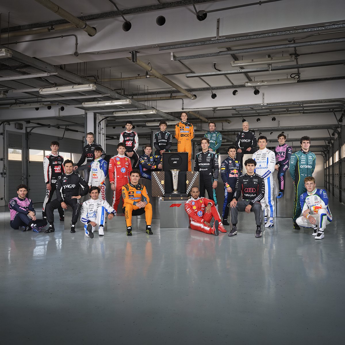 Introducing the Formula 1® class of 2026 – New season, new stakes, same exhilarating drive for Victory.

#Formula1 #F1 #LouisVuitton