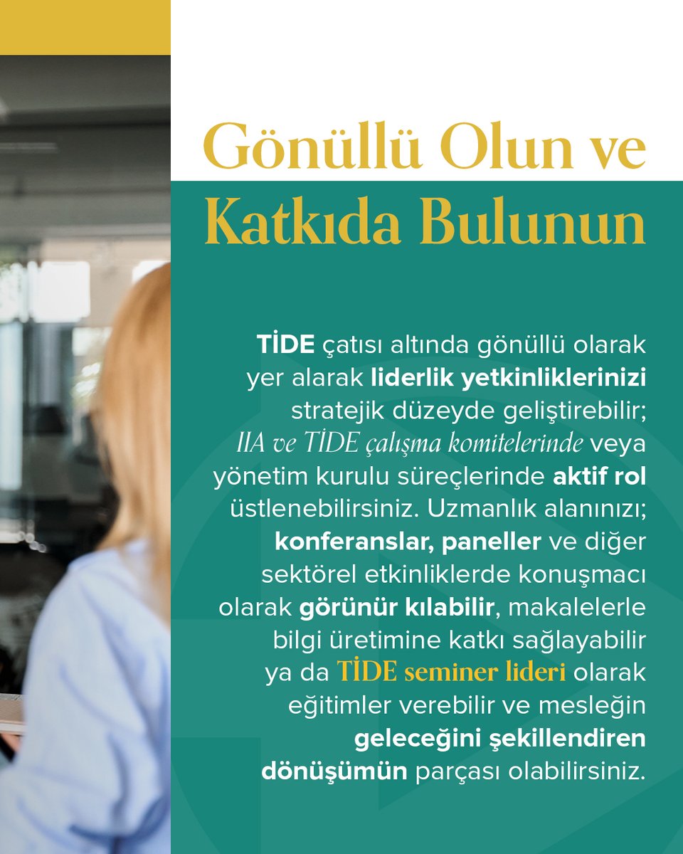 Türkiye İç Denetim Enstitüsü (TİDE) tweet media