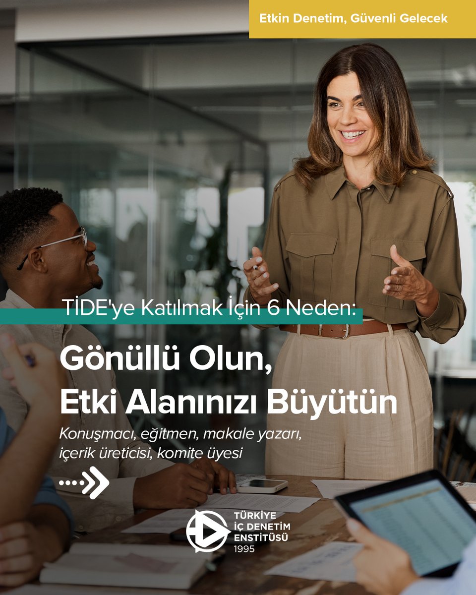 Türkiye İç Denetim Enstitüsü (TİDE) tweet media