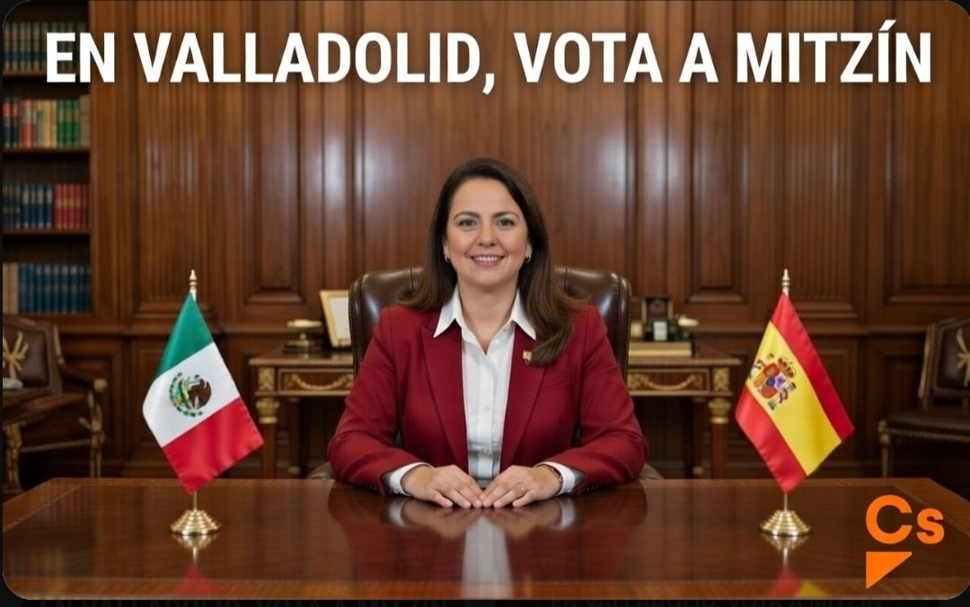 Con México en la sangre y España en el corazón, la empresaria <a href="/MitzinMariana/">Mitzin Mariana Trápaga</a> se presenta a las Elecciones del 15 de marzo en Castilla y León, por la provincia de Valladolid como cabeza de lista de <a href="/CiudadanosCs/">Ciudadanos 🇪🇸🇪🇺</a>. Ejemplo de integración y cohesión social. 🏛🗳