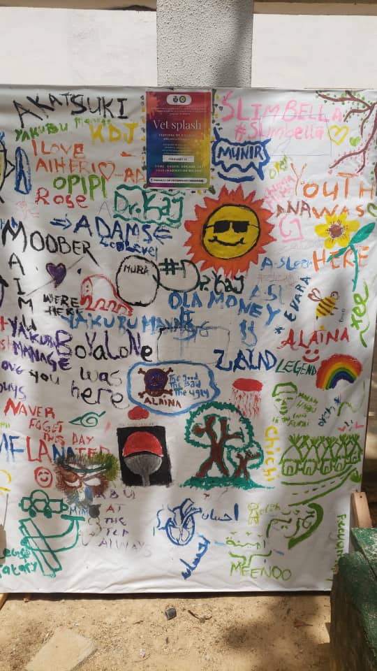 IvsaAbu's tweet photo. IVSA ABU Zaria Ft AVMS ABU Zaria. A moment to refresh and network, showcasing creative skills, while we head through the week in Vet school😆. VET COLOUR SPLASH🎊 https://t.co/0Z3z2PnFa5