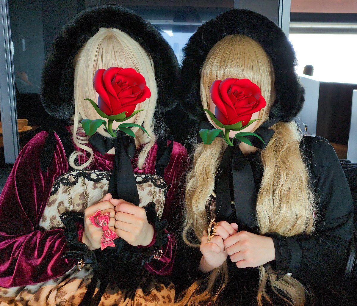 念願のLuxmiraのファーボンネットとレオパードあわせでビュッフェ行ったﾖｰﾝ