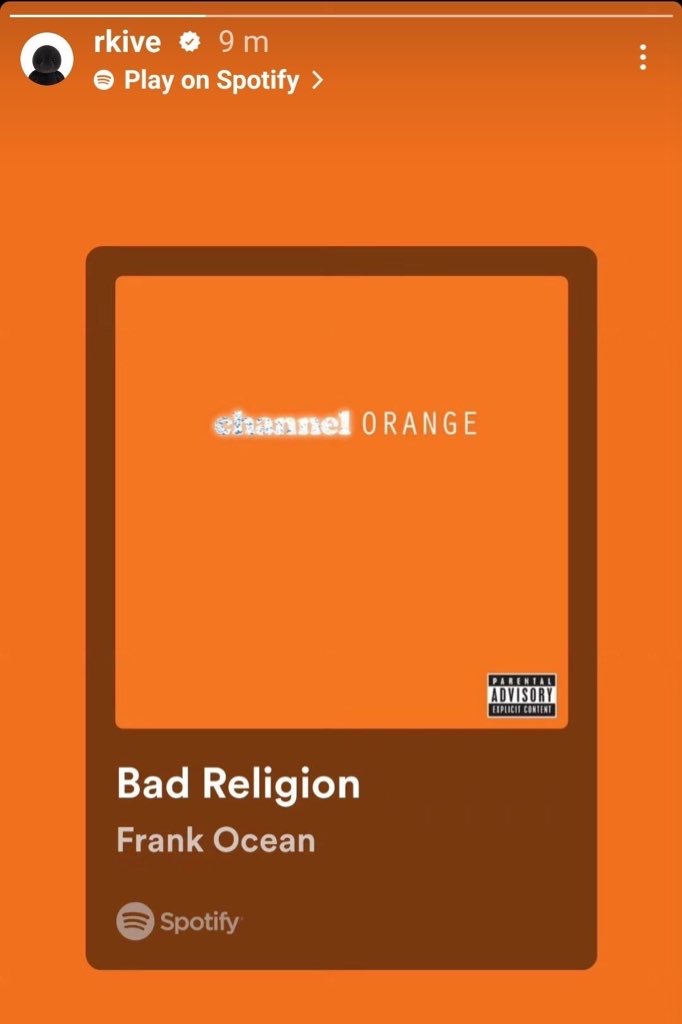 But once he said: