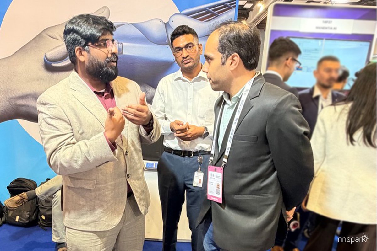 Team_InnSpark's tweet photo. Showcasing next-gen AI for cybersecurity at India AI Impact Summit 2026 

SOC Agents | Defense-Trained LLMs | Behavior Analytics &amp; more. 

Visit Booth 14P36, Hall 14!

#IndiaAIImpactSummit2026 #AIForPeople #ResponsibleAI #Innspark #AgenticSOC https://t.co/AOdEEZUpjm