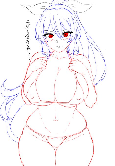 よっちゃん(水着)描いてます 