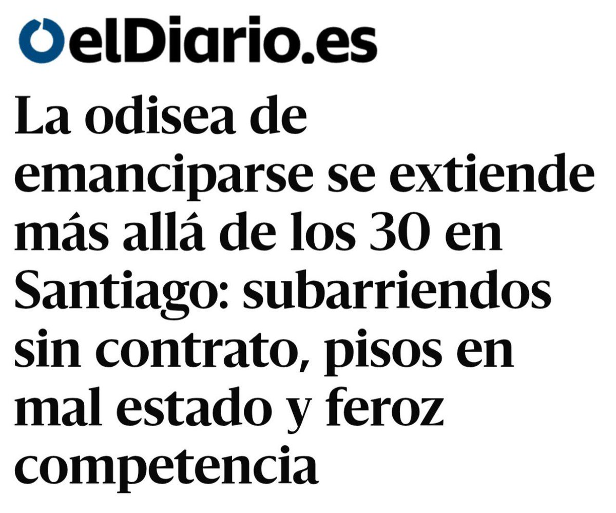 A mocidade non pode emanciparse polo prezo do alugueiro ou faino en condicións lamentables.
A emerxencia habitacional non se soluciona con titulares nin paraísos fiscais para os caseiros. Hai que baixar prezos por lei, frear os pisos turísticos e prohibir a compra para especular.