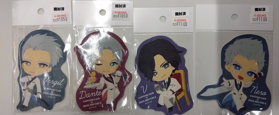 入荷情報】 Devil May Cry カプコンカフェ ダイカットステッカー