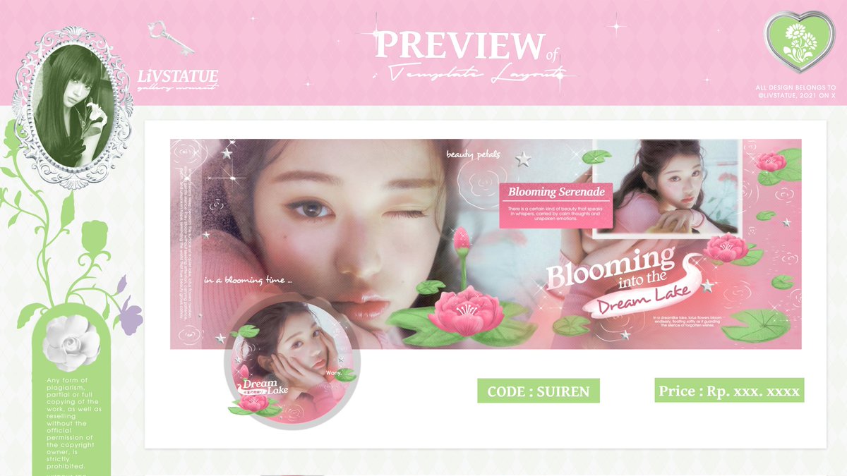 LiVSTATUE's tweet image. help rt/repost will be appreciated  — あろがとう

Helaww .. malam ini @LiVSTATUE kembali membawa template layout IPV yang bisa di take nanti pukul 19.00 WIB ☝🏻 prici tertera di ALT, jika ada pertanyaan bisa langsung ke DM atau ke tele ak yaw 🫶🏻 #zonauang #zonaba