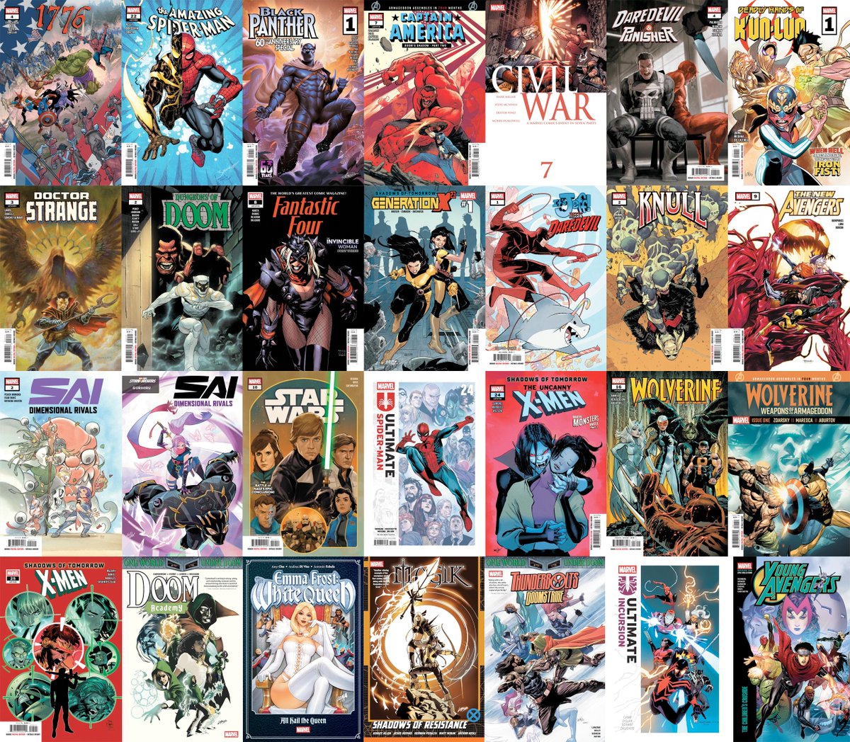 新刊入荷予定のご案内（マーベル）】本国2/18発売分はあさって金曜21