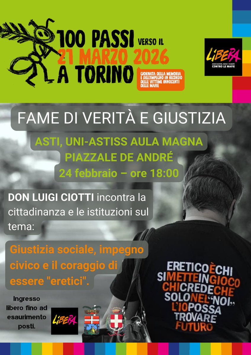 pdasti's tweet photo. Ad Astiss 24 febbraio ore 18. Non mancate! https://t.co/KCkZtQQ6wl