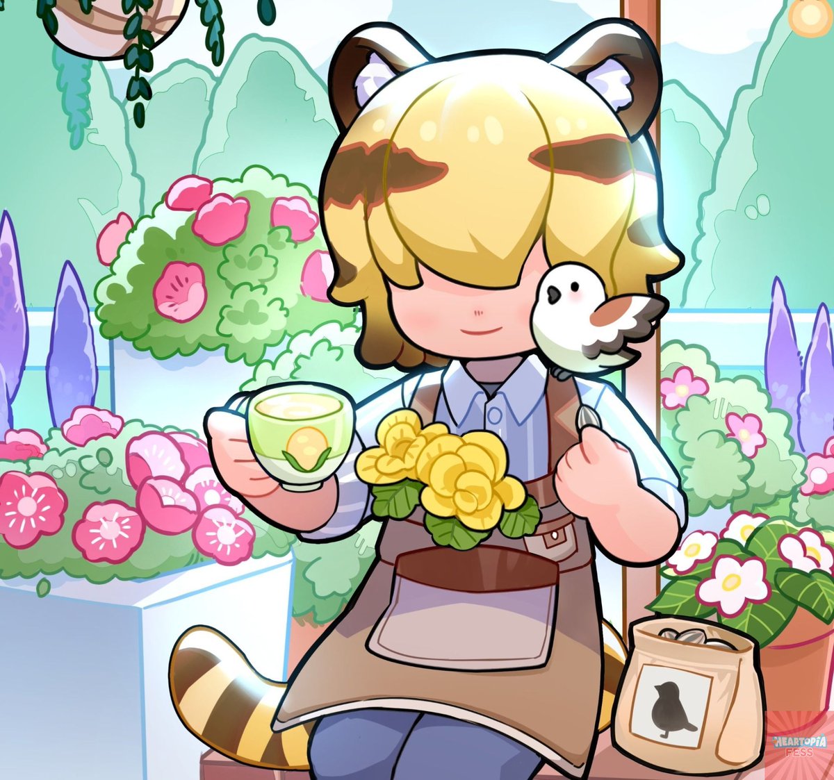 Pada bahas lore, sender jg mau bahas teori Blanc🐯
Teori sender, Blanc tuh satu"nya orang yg half animal. Blanc pny line "Are you the same?" yg mungkin bentuk nanya apakah kita sama dgn dia. Annie gaada ekor, Vanya kuping kain, mngkn mereka pake kuping supaya Blanc gak kesepian❤️