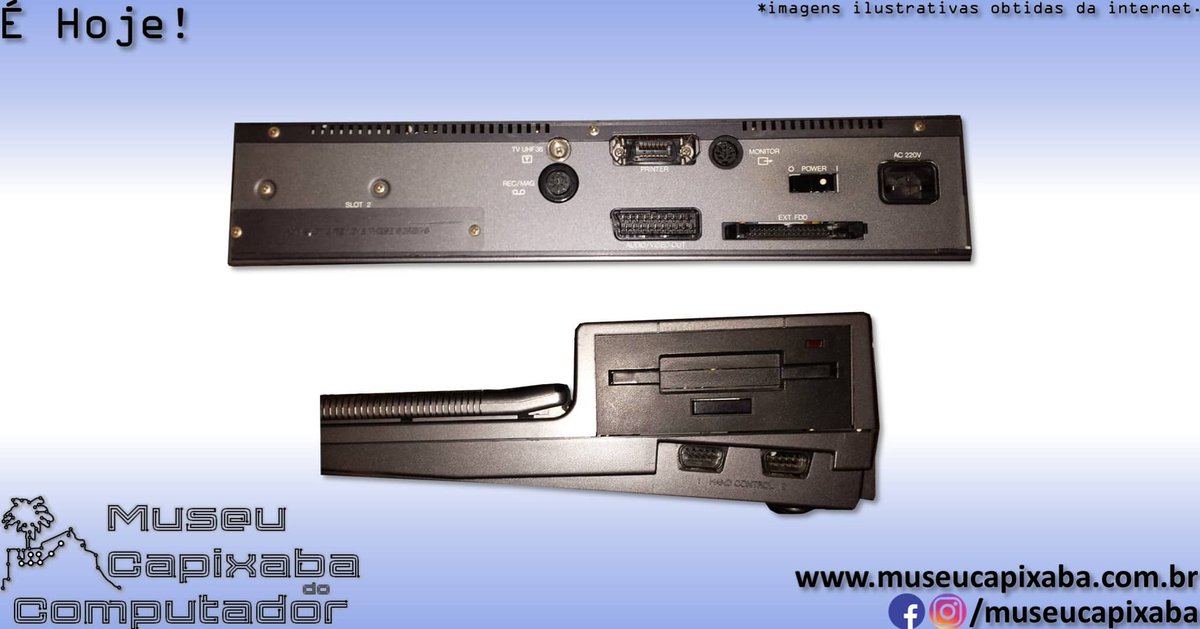 museucapixaba's tweet photo. É hoje! O microcomputador MSX Philips VG-8230 faz 40 anos!

+em https://t.co/r4Ha3YeQYt

#MuseuCapixaba #mcc #éhoje #Museu #OnThisDay #Tecnologia #Retro #Geek #Philips #PhilipsVG8230 #PhilipsVG8235 #MSX #MSXBASIC #MSX2 #NewMediaSystems #YamahaV9938 #ZilogZ80 #FiratoFair #AY38910 https://t.co/gptYCKfPio