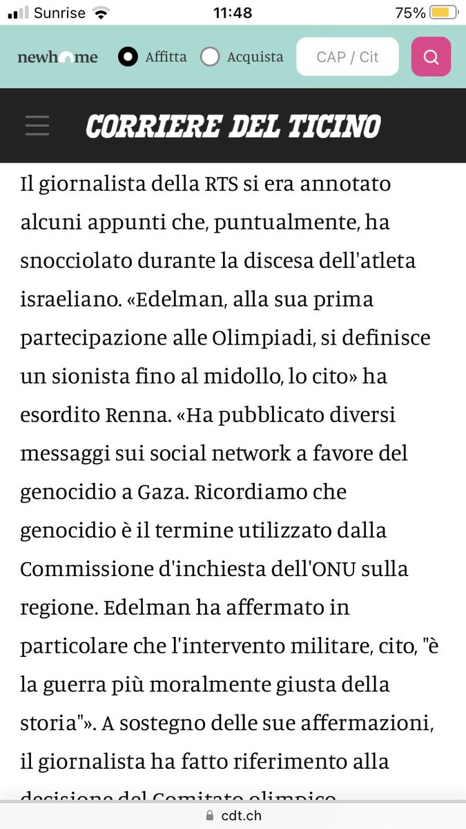 Falcone_MF's tweet photo. Bravo Stefan Renna, un giornalista svizzero con le ⚽️⚽️ 

Il casoLa RTS nella bufera per le critiche al bobbista israeliano: «Definisce il genocidio a #Gaza la guerra più giusta della storia, ma il CIO ha escluso solo i russi»

#Olimpiadi #Olympics2026 #MilanoCortinaOlympics2026 https://t.co/5iY7lsMiaM