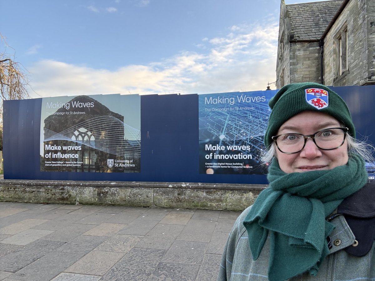 AlexAshWalms's tweet photo. Day 3 to #voteLadyW in the #Chancellorianelection @univofstandrews. The #chancellor will front our inspiring #MakingWaves campaign: a #DigitalNexus for #computerscience research, #NewCollege as home for IR &amp; business school, + endowing more chairs to enhance our global standing https://t.co/VXH0vJVAy3