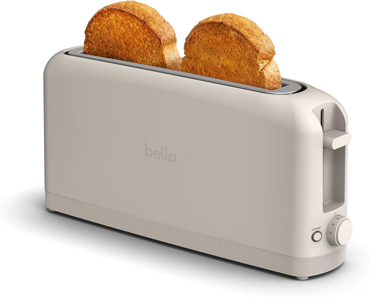 TheAmazonPick's tweet image. bella 2 Slice Slim Toaster 🍞✨ 10” Long Slot, 6 Shade Settings – Compact &amp;amp; Affordable

Link : amzn.to/4tItF2Q

#bella #SlimToaster #2SliceToaster #KitchenAppliances #LongSlotToaster