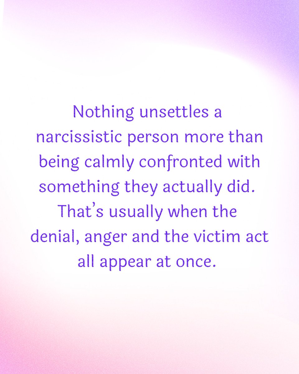 Calm confrontation removes their favourite weapon - your emotional reaction. When you stay steady, they often switch tactics fast. They deny, deflect, attack your tone or suddenly collapse into “how could you do this to me.” It’s a way to deflect taking responsibility and regain