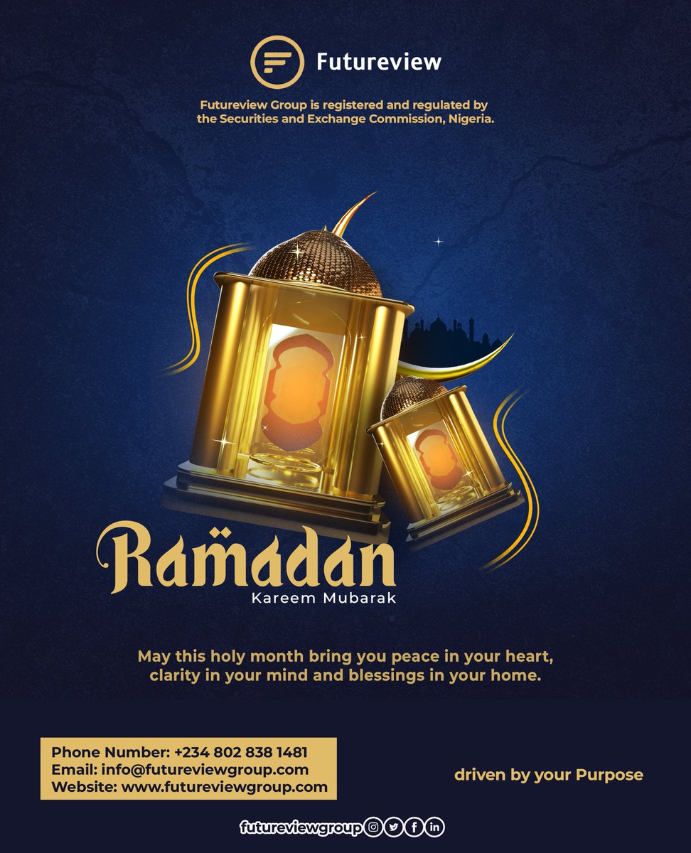As you begin this journey of fasting, prayer and reflection, may it renew your strength, deepen your faith and inspire compassion and gratitude in all that you do.

Wishing you and your loved ones a truly blessed and fulfilling Ramadan.

#RamadanMubarak #Finance #Futureview