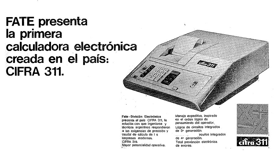 El cierre definitivo de FATE tiene un simbolismo tecnológico importante. La fábrica de neumáticos en los 70 tuvo una división de electrónica que desarrolló las calculadoras CIFRA, un producto high tech para la época. Martínez de Hoz destruyó eso, como tantas otras cosas.