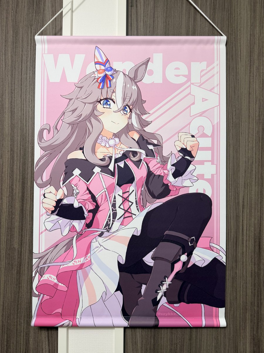 アキュートB2タペストリーが届きました！ 公式応援タオルぐらいの