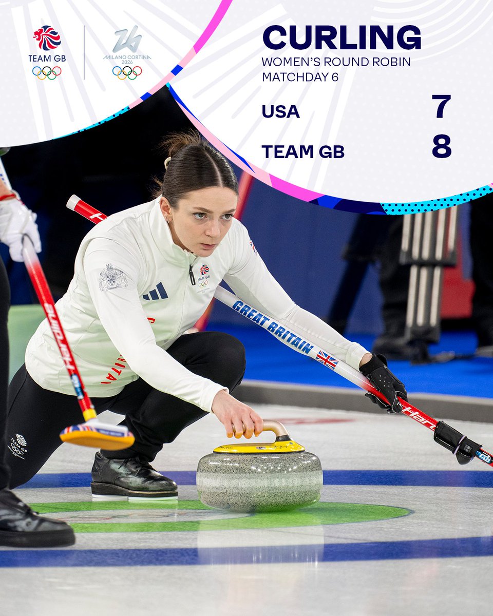 The shot of a lifetime!!! 🥌

Team Morrison steal two on the final end with an incredible stone from Rebecca Morrison to turn the match on its head and snatch victory from the jaws of defeat.

#TeamGB | #MilanoCortina2026