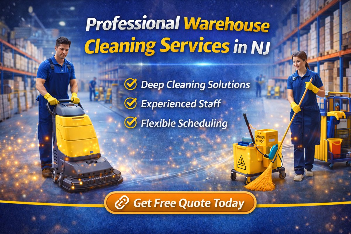 completecare_nj's tweet image. 🏭 Keep your warehouse spotless &amp;amp; safe!

 Complete Care Maintenance offers expert warehouse cleaning services in NJ — from floor scrubbing to equipment cleaning &amp;amp; high-traffic area care.

🌐 completecaremaintenance.com

#WarehouseCleaning #NJCleaning #FacilityMaintenance