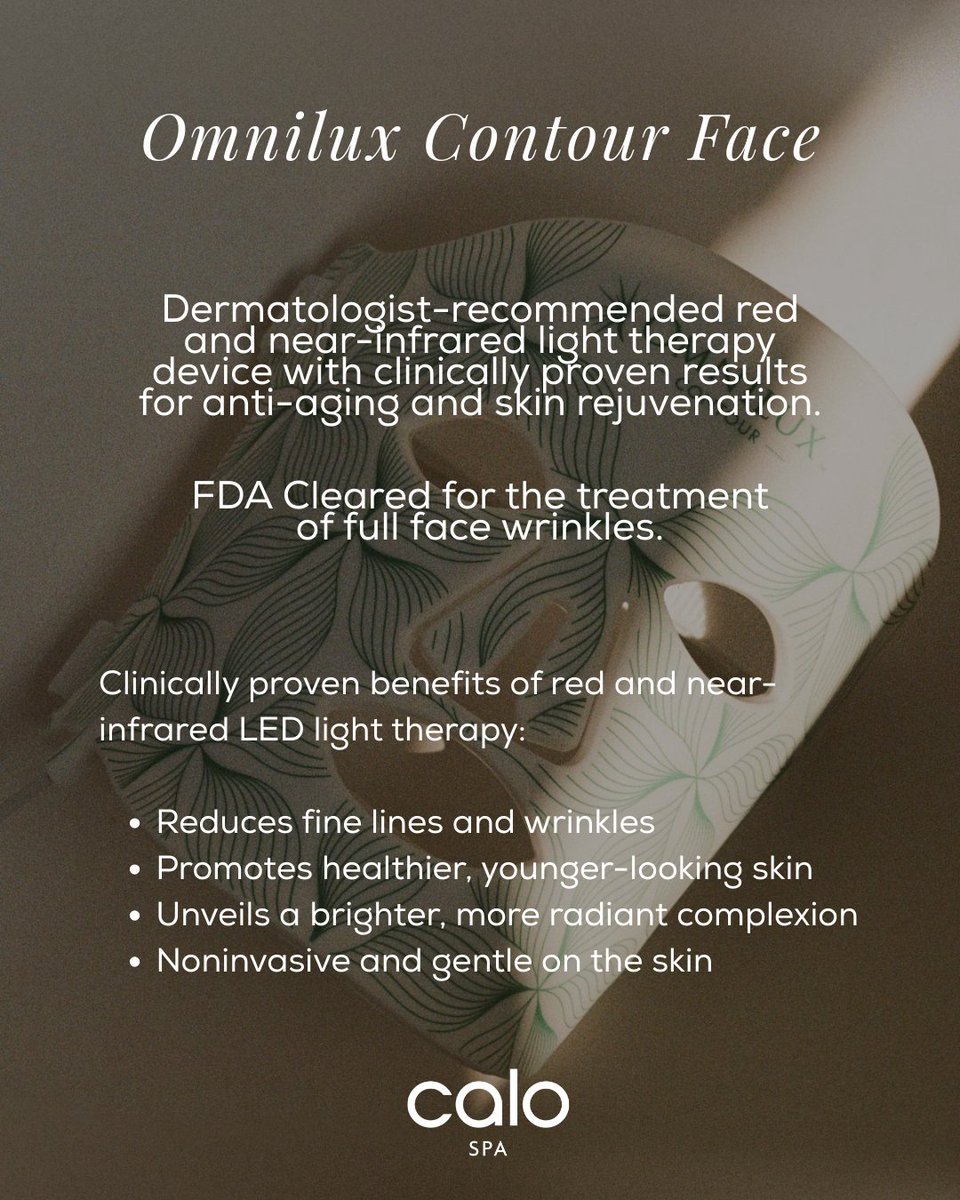 calospa's tweet photo. Glow mode, but make it science! ✨ Omnilux red light therapy masks have arrived at CaloSpa®.

Swipe → to meet each mask! https://t.co/r6SOnOap8v