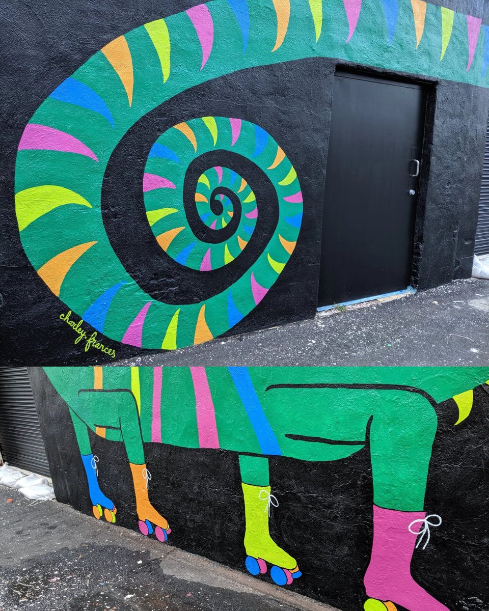 NEON Artist Spotlight: Charley Frances
“When Chameleons Roller Skate” 
Magazine Lane 2019