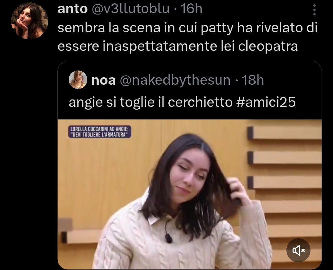 amici out of context tweet media